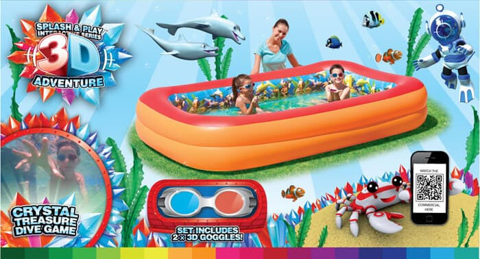 3d inflatable pool